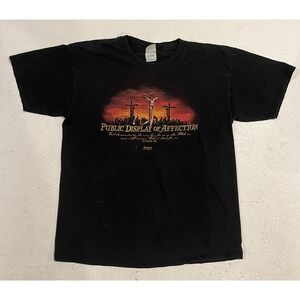 Vintage 2004 Kerusso Jesus Tee Public Display Of Affection Faded Large Tee Rare